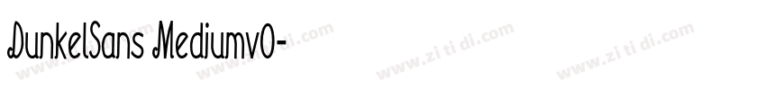 DunkelSans Mediumv0字体转换 DunkelSans Mediumv0字体转换